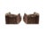 Hexagonal Barrel Back Chairs in Leopard - A Pair For Sale In Dallas - Image 6 of 9