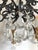Mid 20th Century Restored Spanish Revival Cast Iron & Crystal Chandelier For Sale - Image 9 of 9