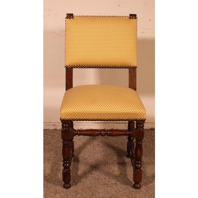 Set of Louis XIII Chairs in Walnut For Sale - Image 12 of 13