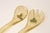 Vintage Botanical Motif Resin / Acrylic Salad Bowl and Servers / Tongs Set by Bilmar - 3 pcs For Sale - Image 12 of 18