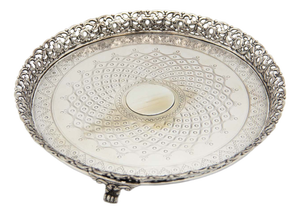 Circular Silver Ticket Box Saver