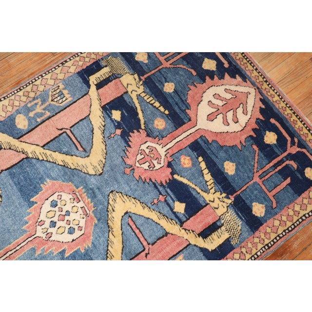 Late 20th Century Vintage Turkish Snake Pattern Rug - 3'5" x 5'7" For Sale - Image 5 of 18