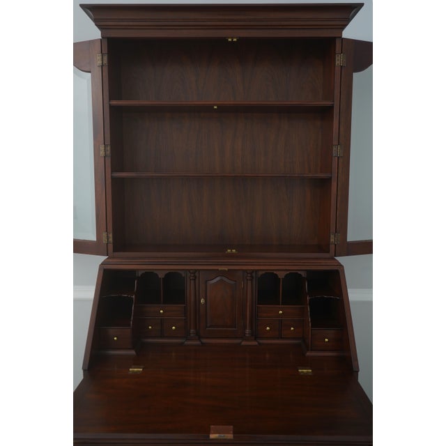 Henkel Harris Henkel Harris Model 6003 Mahogany John Hancock Secretary Desk For Sale - Image 4 of 17