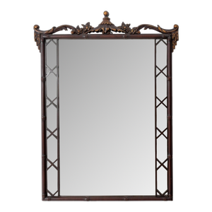 Aesthetic Movement Parcel Gilt Mahogany Mirror