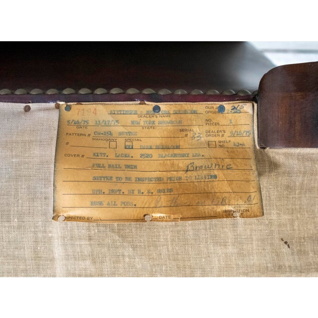 Kittinger Cw-154 George I Colonial Williamsburg Settee For Sale - Image 18 of 18