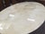 Large Faux Marble Pedestal Base Table With One Leaf For Sale - Image 4 of 9