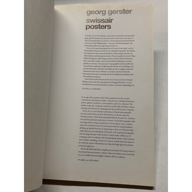 Swissair Posters by Georg Gerster, published in Munich by Schirmer/Mosel, 2007. Oversized softcover in 44 full color...