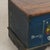 1926 Original Blue Hand-Painted Pine Flat Top Trunk For Sale - Image 9 of 15