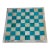 Vintage Large Emerald Green Marble Stone Inlaid Chess Board Alabaster Handcrafted 1950's For Sale