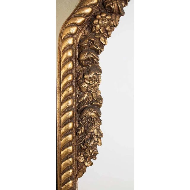 Antique Gold Gilt Mirror - Bow Tie Motif For Sale In Las Vegas - Image 6 of 12