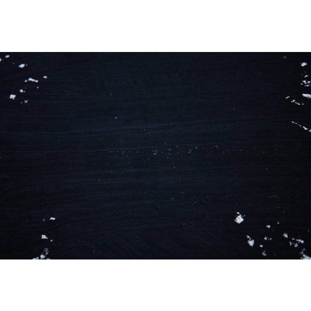 Black Large Abstract Painting "Movement in Black and White 1" by Simon Findlay For Sale - Image 8 of 13
