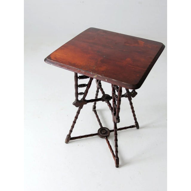 Antique Victorian Occasional Table For Sale - Image 11 of 13