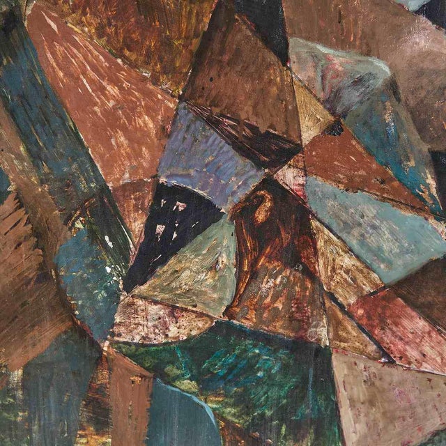 Mazza, Cubist, 2000s, Oil on Canvas For Sale - Image 3 of 12