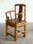 Late 19th Century Antique Chinese Carved Elm Southern Official's Hat Armchair With Qilin Splat For Sale - Image 5 of 8