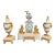 1855 Japy Freres Louis XVI Marble Clock Set - 3 Pc For Sale