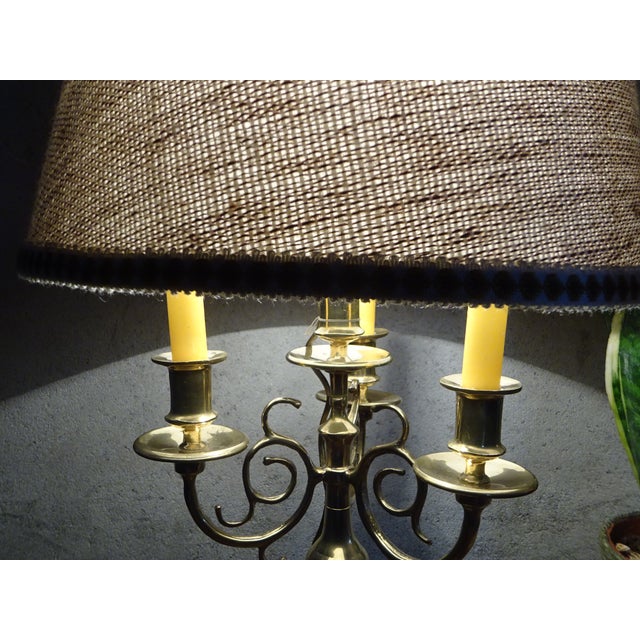 Copper Candlestick Bedside Lamps, 1890s, Set of 2 For Sale - Image 12 of 18