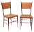 Set of Mid-Century Italian Beech Wood Chairs by Sanguineti, 1950s For Sale