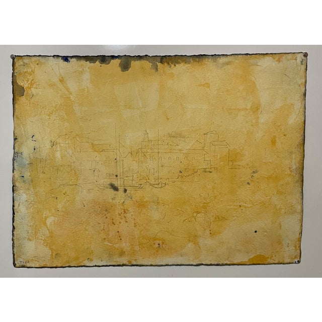 Pawel Kontny, Modernist Abstract Expressionist Watercolor Painting Bauhaus Weimar Pawel Kontny For Sale - Image 4 of 5