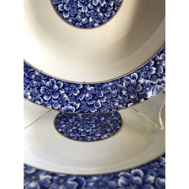 Late 19th Century Set 12 Royal Worcester for Tiffany and Co. 10” Soup or Salad Bowls C. 1877 For Sale - Image 5 of 6