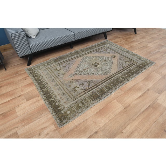 1970s Vintage Turkish Handmade Wool Cotton Soft Terracotta Runner Rug For Sale In San Francisco - Image 6 of 11