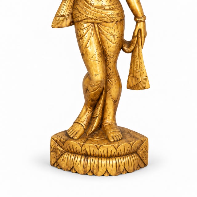 1920s Mas Bali, Female Figure, 1900, Wood For Sale - Image 5 of 12