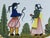 Vintage Hb Quimper Plate | Hand Painted Breton Couple Faience | French Folk Art Pottery For Sale In San Francisco - Image 6 of 10