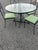 1960s Beautiful Mid Century Modern Wrought Iron Patio Set Table and 5 Chairs For Sale - Image 4 of 6