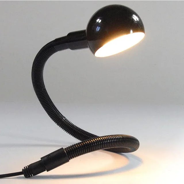 Italian Space and Hebi Table Lamp by Isao Hosoe for Valenti Luce, 1970s For Sale - Image 3 of 11