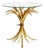 Mid-Century Gilded Floral Side Table with Glass Top by Hans Kögl, 1960s For Sale