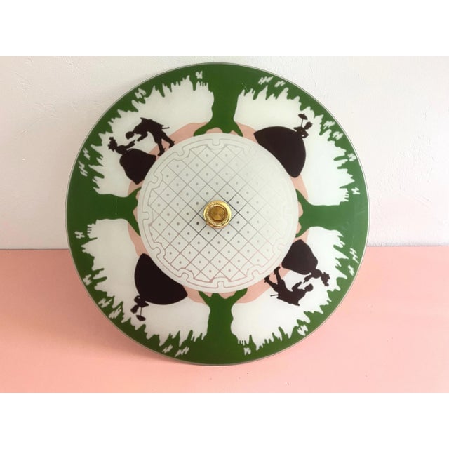 Early 20th Century Figurative Flush Light, C1940 For Sale - Image 5 of 18
