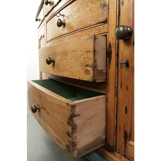 Antique English Cupboard in Pine, 1800s For Sale - Image 16 of 17