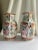 Pair of Chinese export hand painted partridge and chrysanthemum porcelain vases. Lovely colors and gilding. Measures 14”...