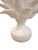 2020s Jean Roger Paris Flame Large Model Matte White Lamps W" Shades - A Pair For Sale - Image 5 of 12