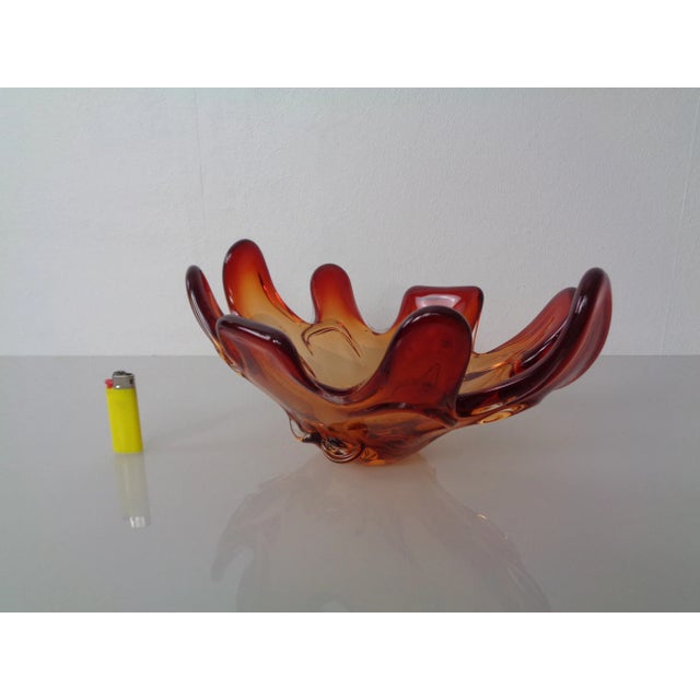 Sommerso Murano Glass Bowl, Italy, 1960s For Sale - Image 4 of 14