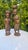 Brown African Carved Wooden Figure, 1970s, Set of 2 For Sale - Image 8 of 8