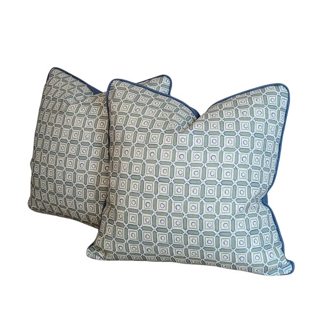 Not Yet Made - Made To Order Marika Meyer San Michele Pillows With Cord - Set of 2 For Sale - Image 5 of 5