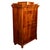 Biedermeier Antique Austrian Flame Mahogany Inlaid Rosewood Biedermeier Secretary Chest 1820 For Sale - Image 3 of 17