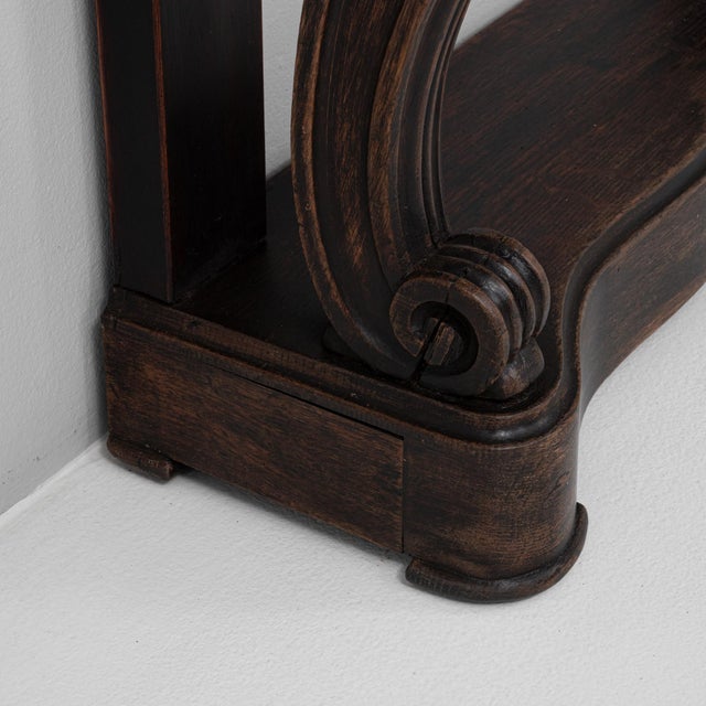 19th Century French Restauration Console Table With Marble Top For Sale - Image 10 of 18