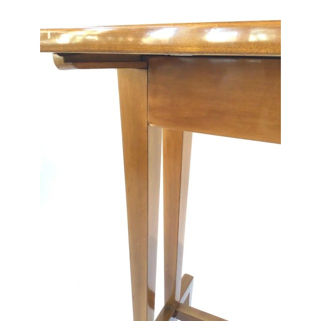 1920s Walnut Architectural Side Table For Sale - Image 12 of 13