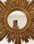 Gold Large 18" Vintage 1990s Golden Sunburst Wall Mirror For Sale - Image 8 of 18