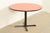 Mid-Century Modern Herman Miller Style Modern Round Pedestal Dining Table or Game Table For Sale - Image 3 of 8