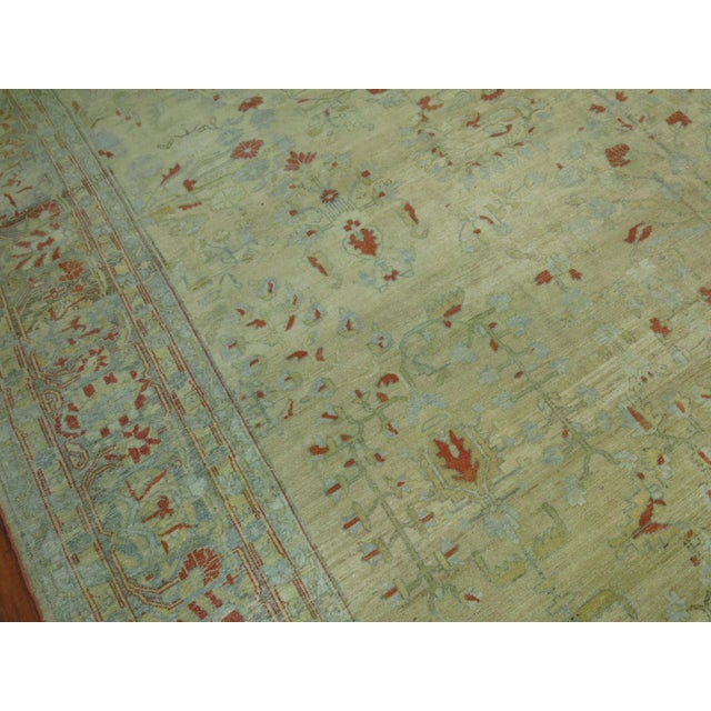 Textile Zabihi Collection Oversize Pale Persian Antique Rug - 13' x 19'8" For Sale - Image 7 of 12
