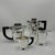 Metal Art Deco Period Sterling Silver Five Piece Tea Coffee Service Belgium circa 1930 For Sale - Image 7 of 9