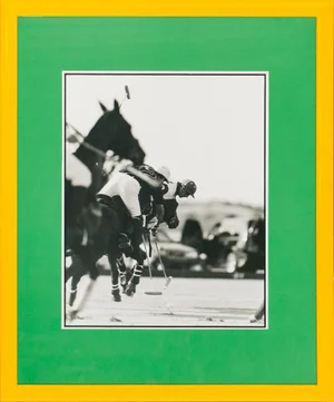 "Polo Players 2" Black & White Photograph