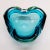 Italian Ligh Blue Ashtray in Murano Glass by Flavio Poli for Seguso, 1960s For Sale - Image 6 of 8