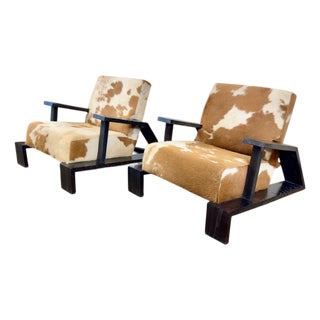 "Elephant Chairs" in the Manner of Jean Michael Frank, Late 20th Century For Sale