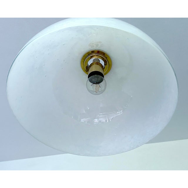 Space Age Pendant Light in Glass from Glashütte Limburg, 1950s For Sale - Image 14 of 18