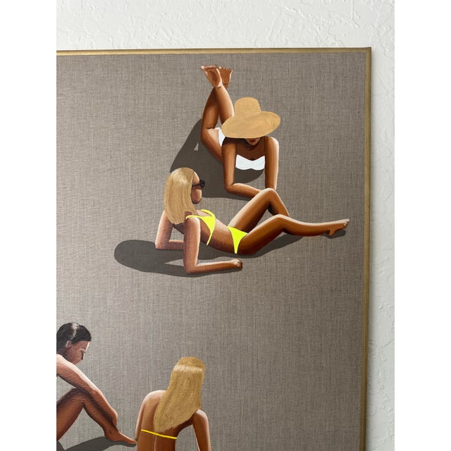 Scattered - Acrylic and Oil on Canvas by Wencke Uhl For Sale - Image 10 of 17