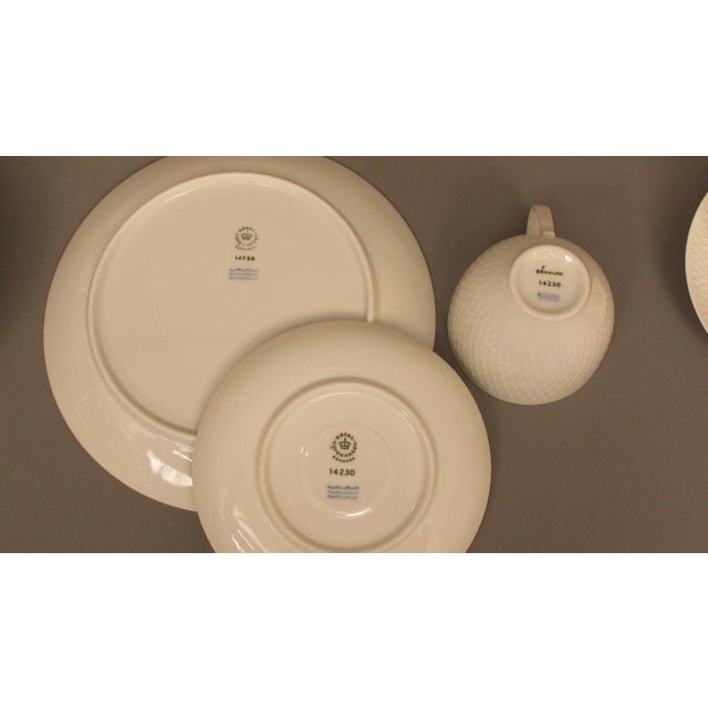 1960s Mid-Century Modern Wheat Grain 24 Piece Coffee Set Royal Copenhagen Denmark Thorkild Olsen For Sale - Image 12 of 13