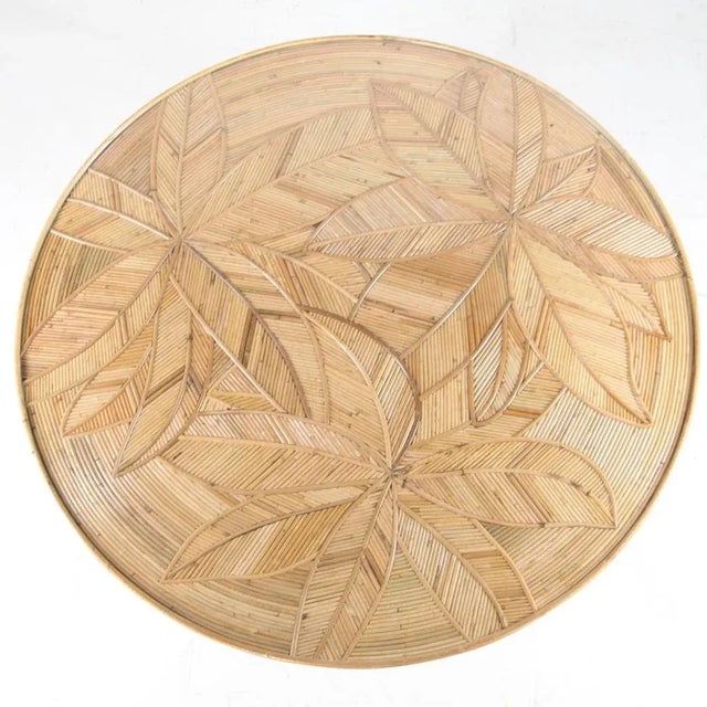 Vintage Rattan Coffee Table For Sale - Image 5 of 10